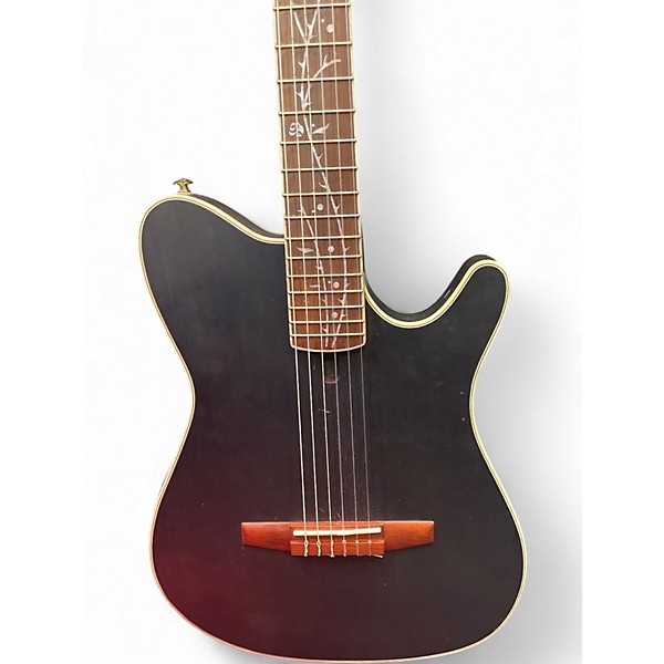 Used Ibanez TOD10N Tim Henson Signature Flat Black Classical Acoustic Electric Guitar