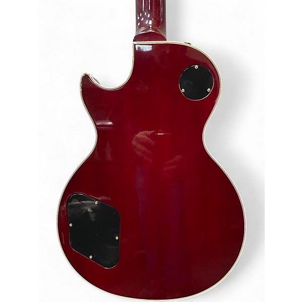 Used 2001 Gibson Les Paul Custom Wine Red Solid Body Electric Guitar