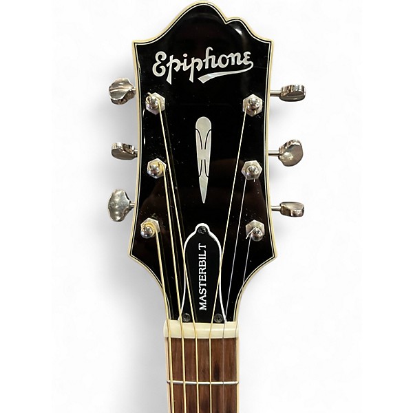 Used Epiphone MASTERBILT DR-500MCE Natural Acoustic Electric Guitar