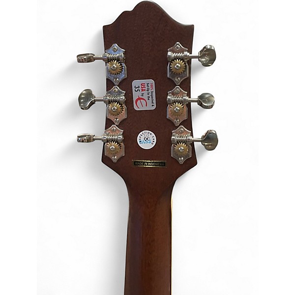 Used Epiphone MASTERBILT DR-500MCE Natural Acoustic Electric Guitar