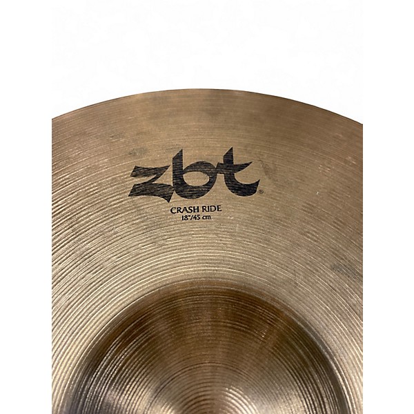 Used Zildjian 18in ZBT Crash Ride Cymbal