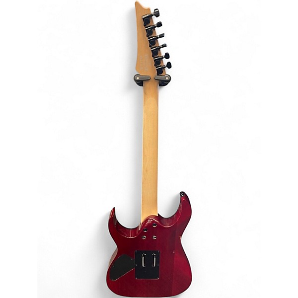 Used Ibanez RG470 Trans Red Solid Body Electric Guitar