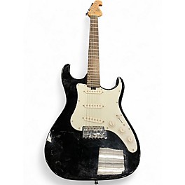 Used Lyon By Washburn ELECTRIC GUITAR Black Solid Body Electric Guitar