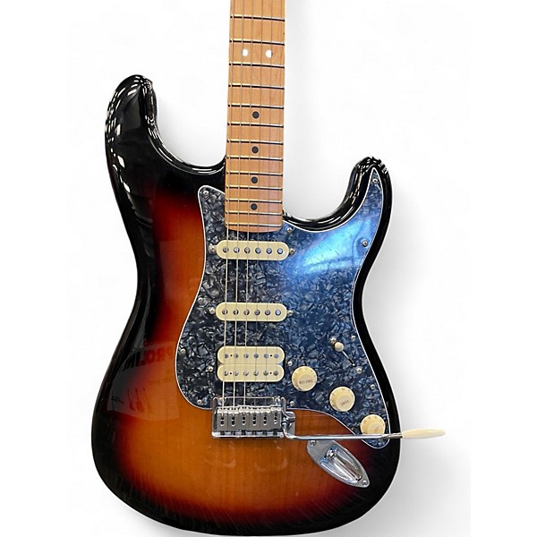 Used Fender Player Plus Stratocaster HSS 3 Color Sunburst Solid Body Electric Guitar