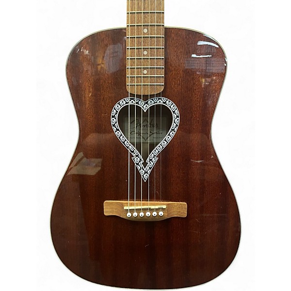 Used Fender Alkaline Trio Malibu Mahogany Acoustic Guitar