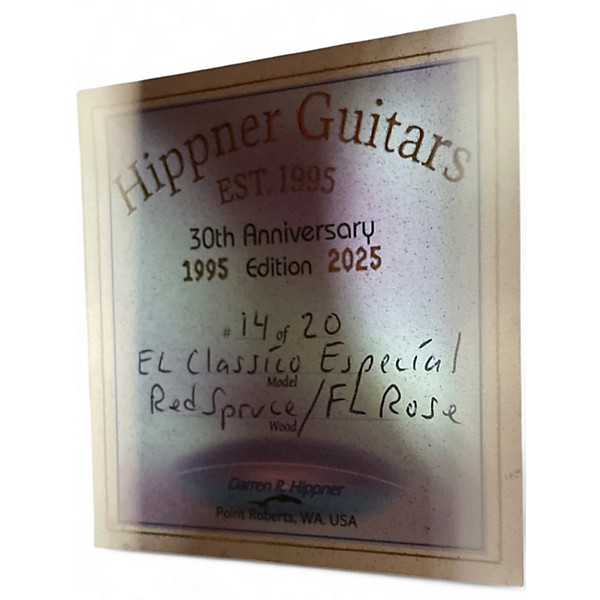 Used Hippner EL CLASSICO ESPECIAL Natural Classical Acoustic Guitar