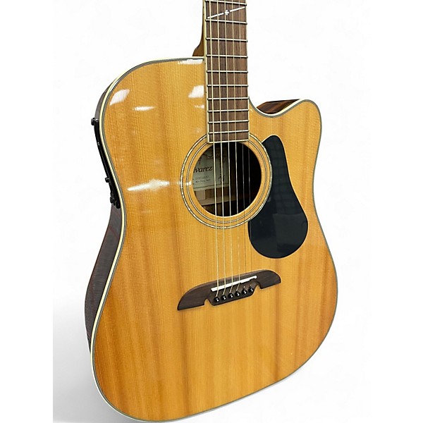 Used Alvarez AD70SC Natural Acoustic Electric Guitar