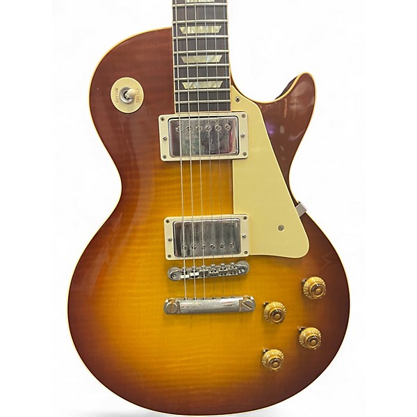 Used Gibson Custom 59 LP Standard Iced Tea Solid Body Electric Guitar