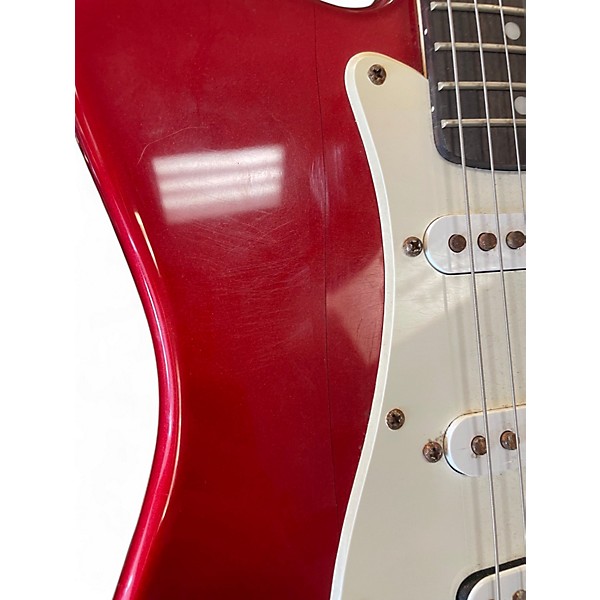 Used Squier Affinity Stratocaster Candy Apple Red Solid Body Electric Guitar