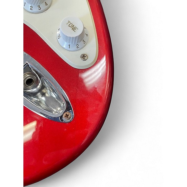 Used Squier Affinity Stratocaster Candy Apple Red Solid Body Electric Guitar