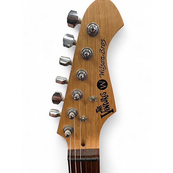 Used Wilson Brothers The Ventures S Style 2 Tone Sunburst Solid Body Electric Guitar