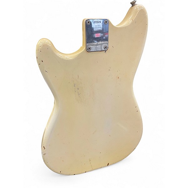 Vintage 1962 Fender Musicmaster White Solid Body Electric Guitar