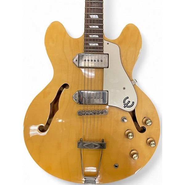 Used 2010 Epiphone Casino Natural Hollow Body Electric Guitar