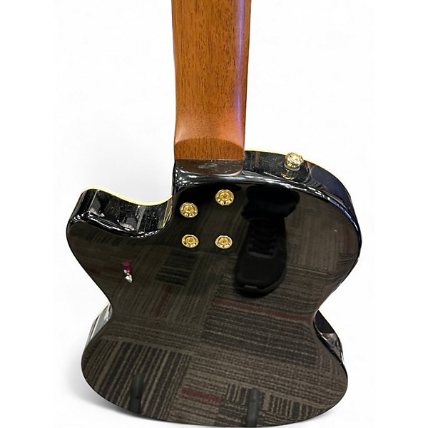 Used Angel Lopez EC3000CBK Black Classical Acoustic Electric Guitar