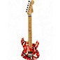 Used EVH Striped Series RED WITH BLACK STRIPES Solid Body Electric Guitar thumbnail
