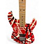Used EVH Striped Series RED WITH BLACK STRIPES Solid Body Electric Guitar
