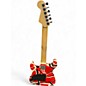 Used EVH Striped Series RED WITH BLACK STRIPES Solid Body Electric Guitar