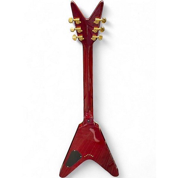 Used Dean V79 Crimson Red Trans Solid Body Electric Guitar