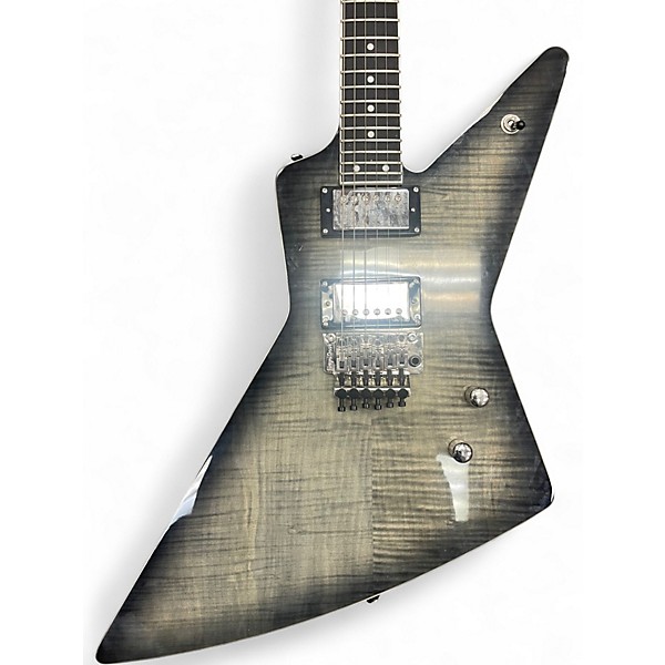 Used Epiphone Explorer Trans Black Solid Body Electric Guitar