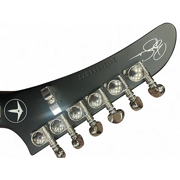 Used Epiphone Explorer Trans Black Solid Body Electric Guitar