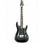 Used Schecter Guitar Research Damien Platinum Satin Black Solid Body Electric Guitar thumbnail