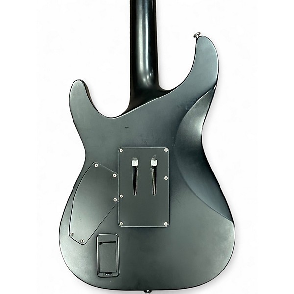 Used Schecter Guitar Research Damien Platinum Satin Black Solid Body Electric Guitar