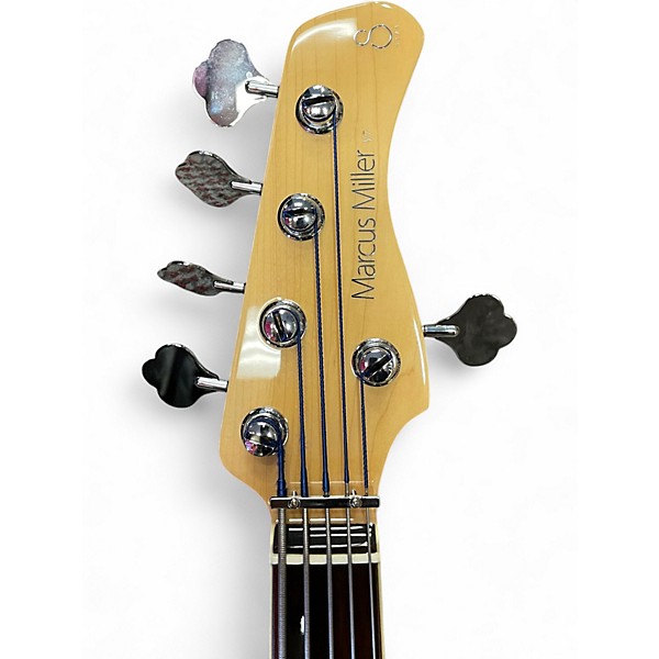Used Sire Marcus Miller V7 Alder 5 String Black Electric Bass Guitar