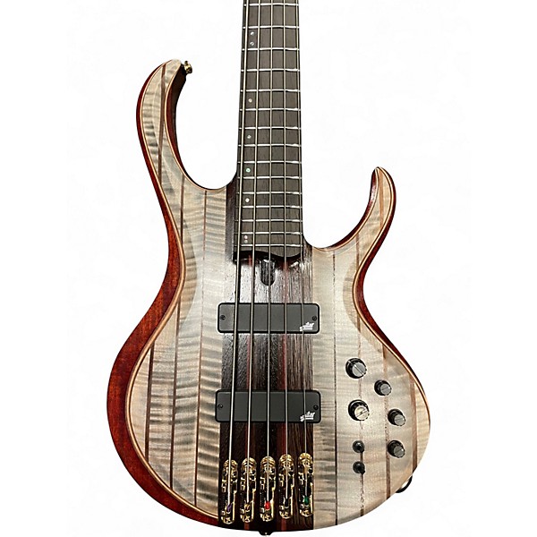 Used Ibanez Premium BTB1935 Black Ice Low Gloss Electric Bass Guitar