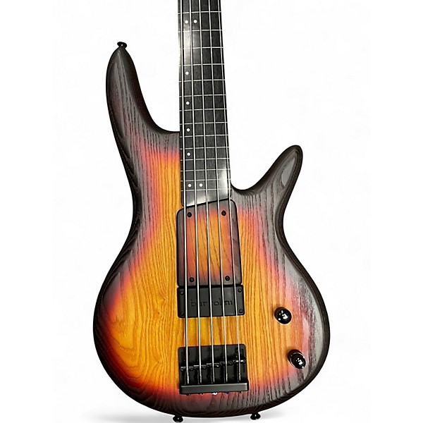 Used Ibanez Premium GWB205 Tequila Sunrise Flat Electric Bass Guitar