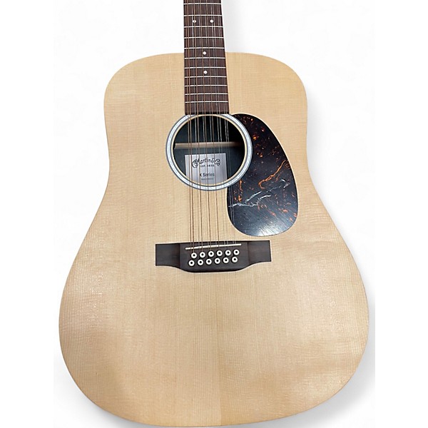 Used Martin D-X2 Natural 12 String Acoustic Electric Guitar