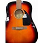 Used Fender CD60 Dreadnought 3 Color Sunburst Acoustic Guitar