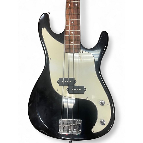 Used Miscellaneous P BASS Black and White Electric Bass Guitar