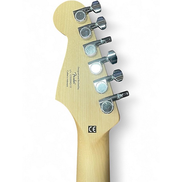 Used Squier SONIC STRATOCASTER AQUA Solid Body Electric Guitar