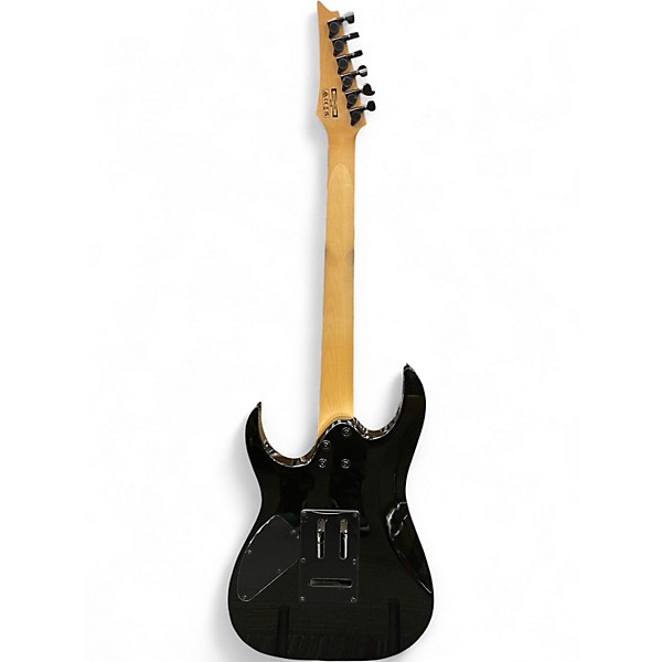 Used Ibanez GRGA120QA Black Sunburst Solid Body Electric Guitar