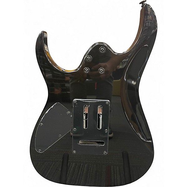 Used Ibanez GRGA120QA Black Sunburst Solid Body Electric Guitar