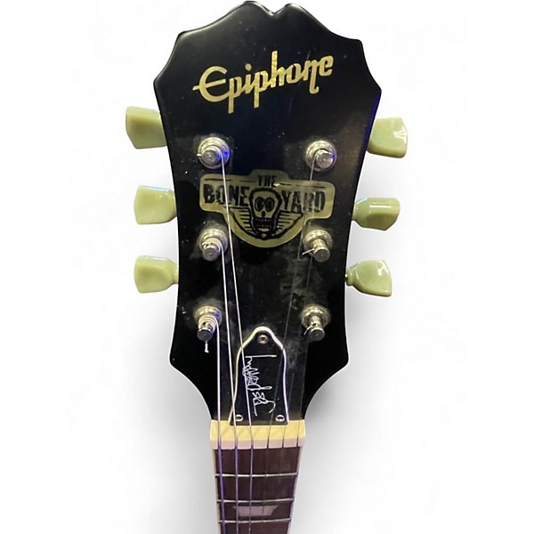 Used Epiphone Joe Perry Boneyard LP Standard BONEYARD Solid Body Electric Guitar