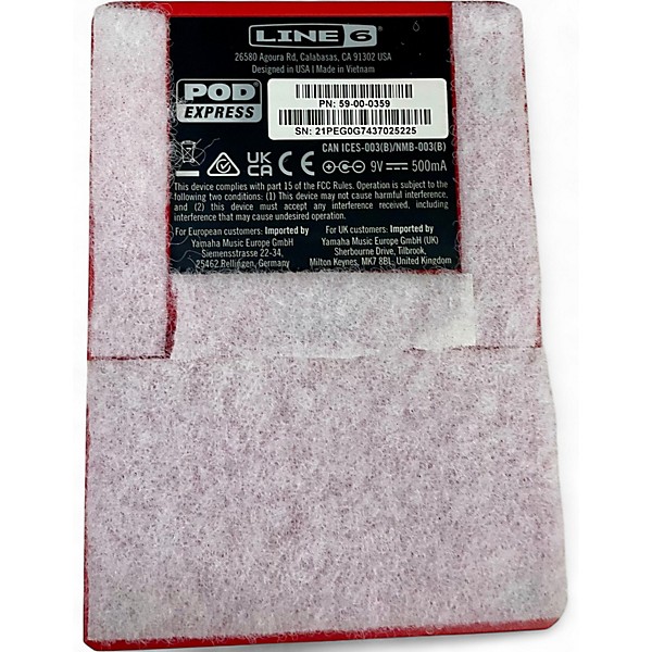 Used Line 6 Pocket Pod Express Amp Modeler Effect Processor