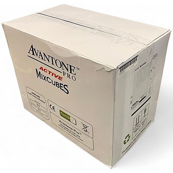 Used Avantone Pro ACTIVE MIXCUBES PAIR Powered Monitor