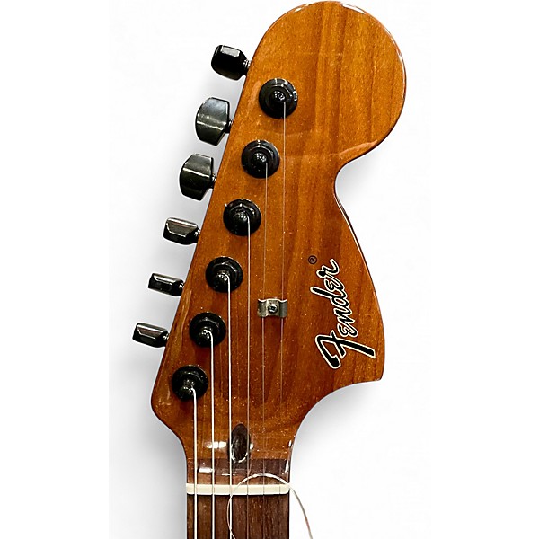 Used Fender Tom Delonge Signature Starcaster Olympic White Solid Body Electric Guitar