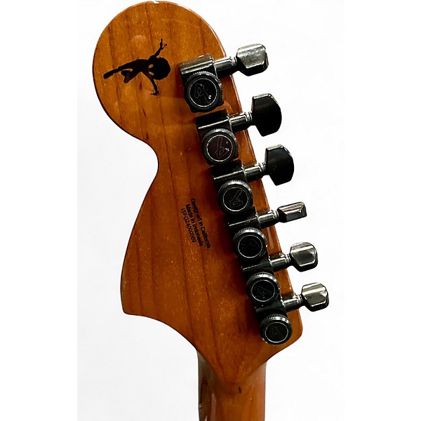 Used Fender Tom Delonge Signature Starcaster Olympic White Solid Body Electric Guitar