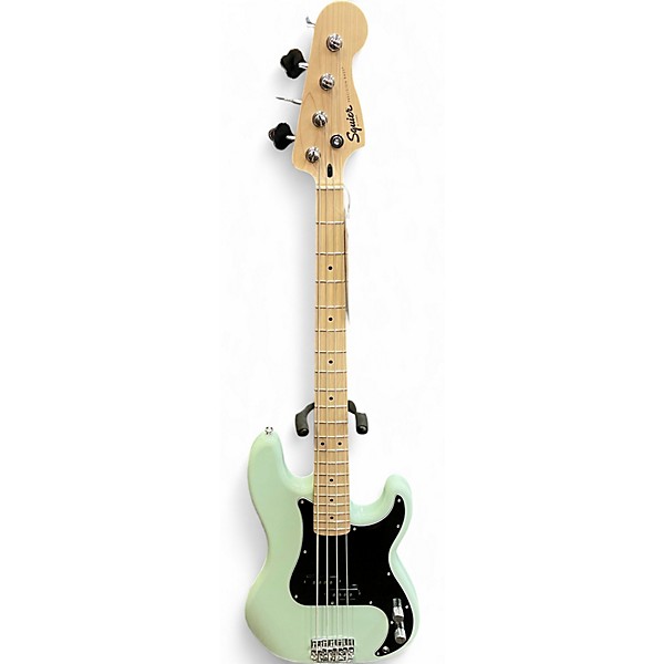 Used Squier SONIC PRECISION BASS Surf Green Electric Bass Guitar