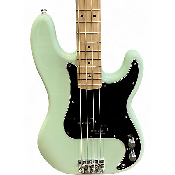 Used Squier SONIC PRECISION BASS Surf Green Electric Bass Guitar
