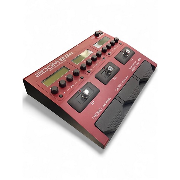 Used Zoom B3 Bass FX And Amp Simulator Bass Effect Pedal