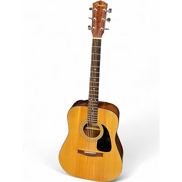 Used Fender DG8S Natural Acoustic Guitar
