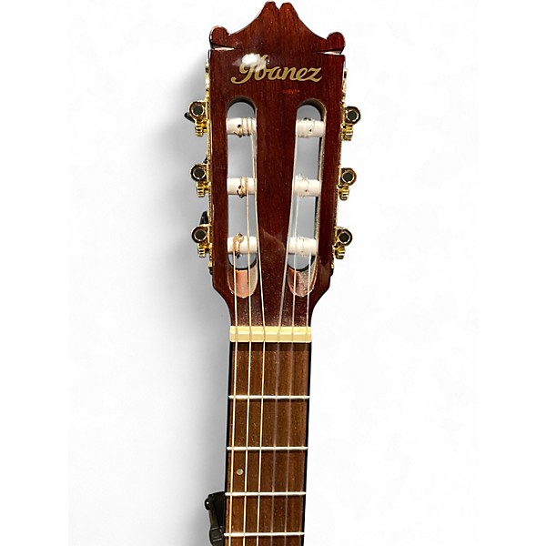 Used Ibanez GA35TCE Dark Violin Burst Classical Acoustic Electric Guitar