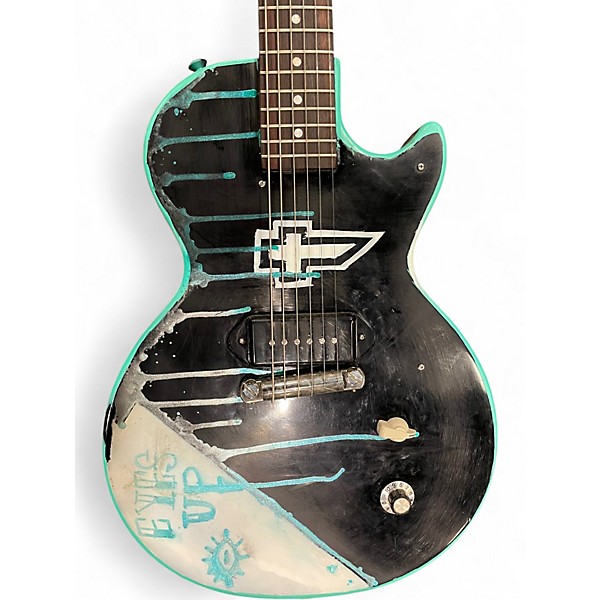 Used Gibson Les Paul Junior Black Solid Body Electric Guitar