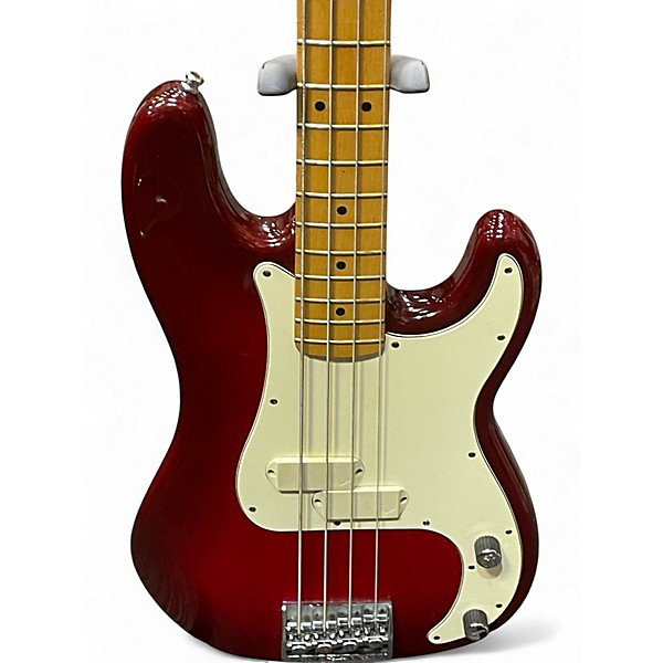Vintage 1983 Fender FENDER PRECISION ELITE I BASS RED Electric Bass Guitar