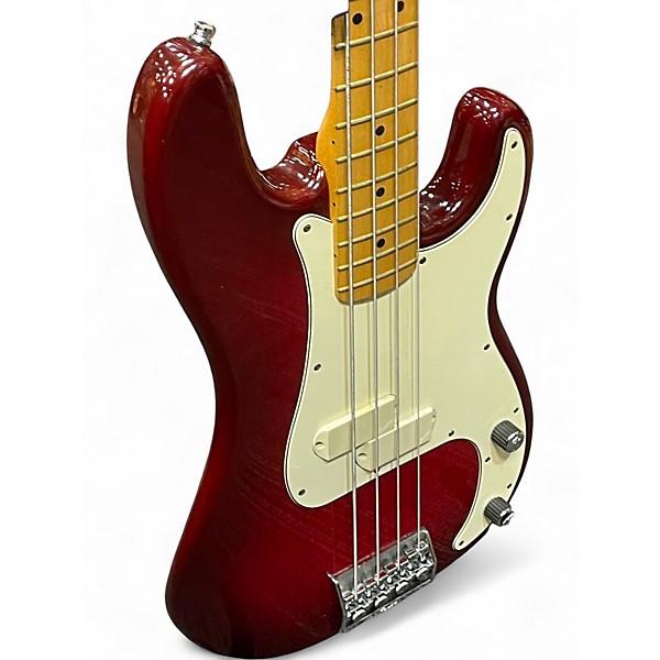 Vintage 1983 Fender FENDER PRECISION ELITE I BASS RED Electric Bass Guitar