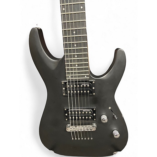 Used ESP LTD MH17 7 String Black Solid Body Electric Guitar