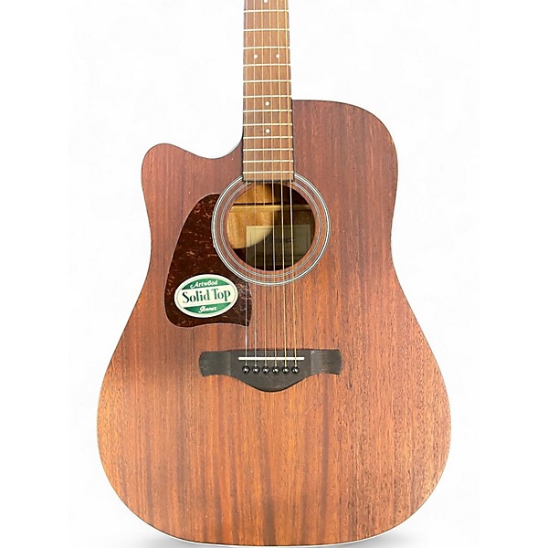 Used Ibanez AW54LCE-OPN Mahogany Acoustic Electric Guitar